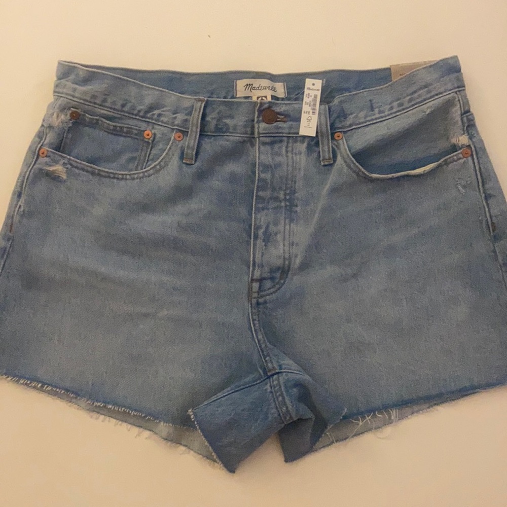 Madewell High Rise cut off shorts